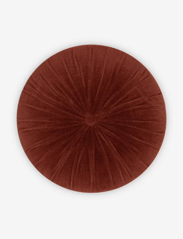 Monroe Velvet Round Pillow