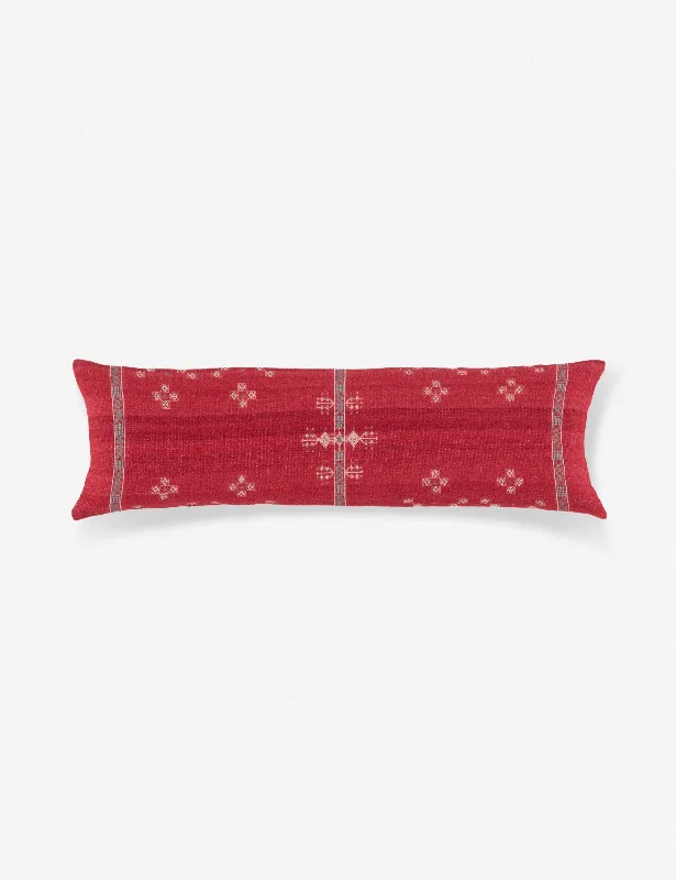 Scarlet Long Lumbar Pillow