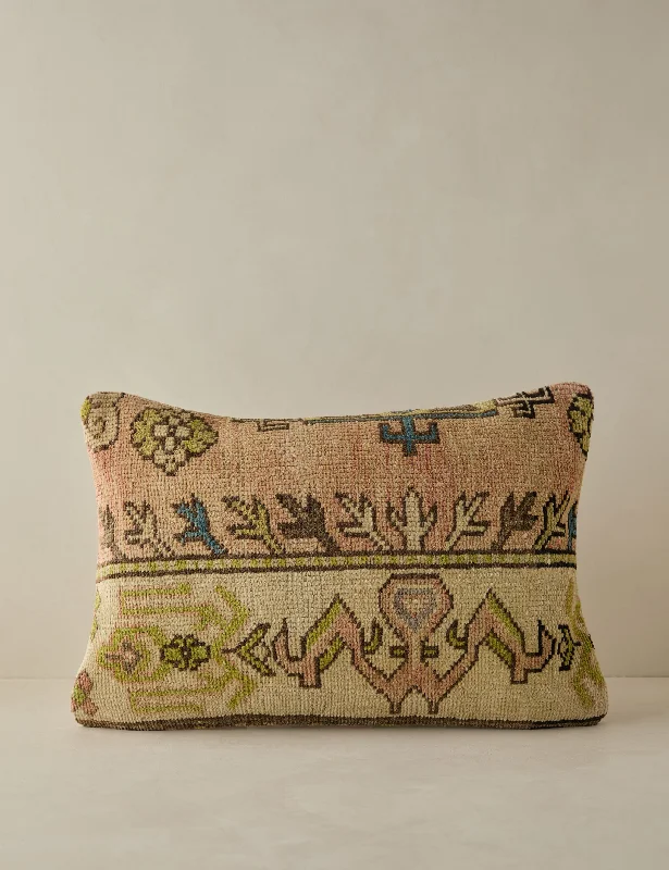 Vintage Lumbar Pillow No. 71, 16" x 24"