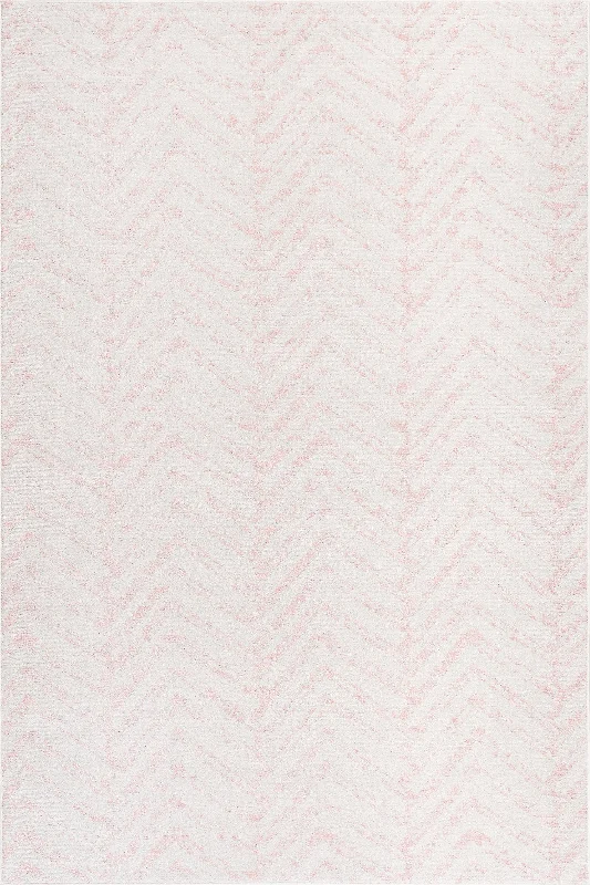 Antique Chevron Rug | Pink