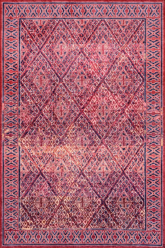 Bagmati Washable Rug | Pink