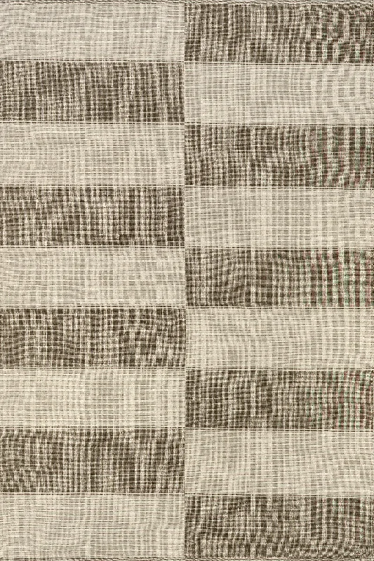 Boxelder Checked Cotton Rug | Sand