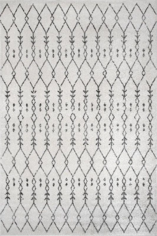 Cartouche Trellis Rug | Off White