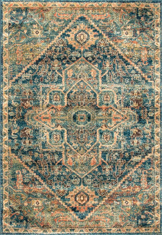 Diamond Medallion Rug | Olive