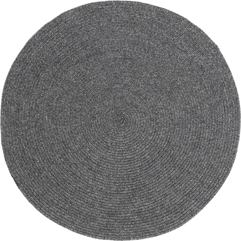 Everywhere Hand-Braided Indoor/Outdoor Rug | Charcoal