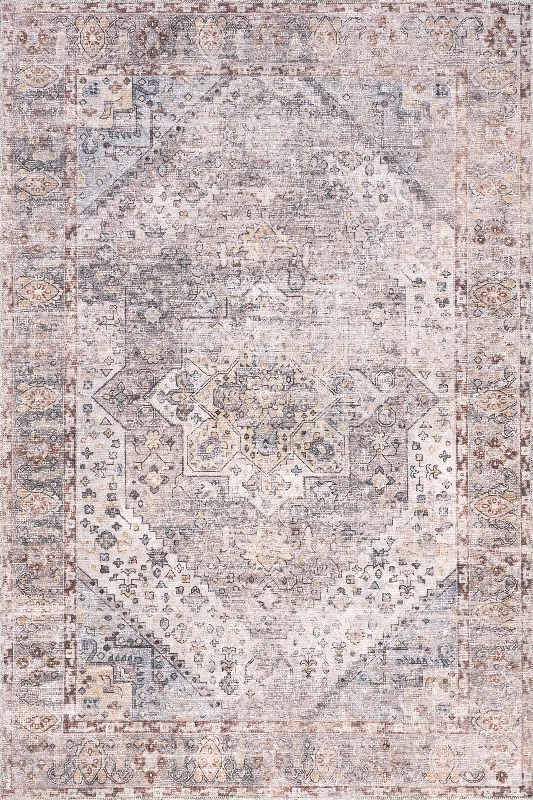 Jaqueline Antique Gilded Rug | Rust