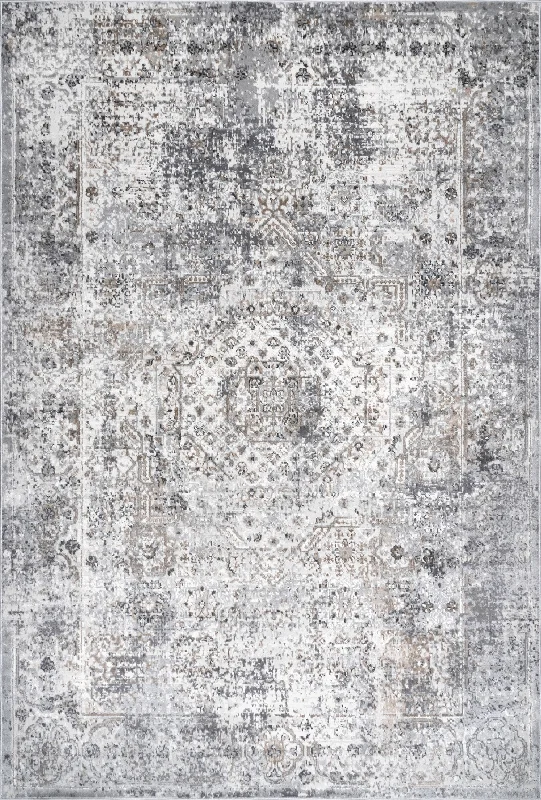 Leighton Vintage Medallion Rug | Beige