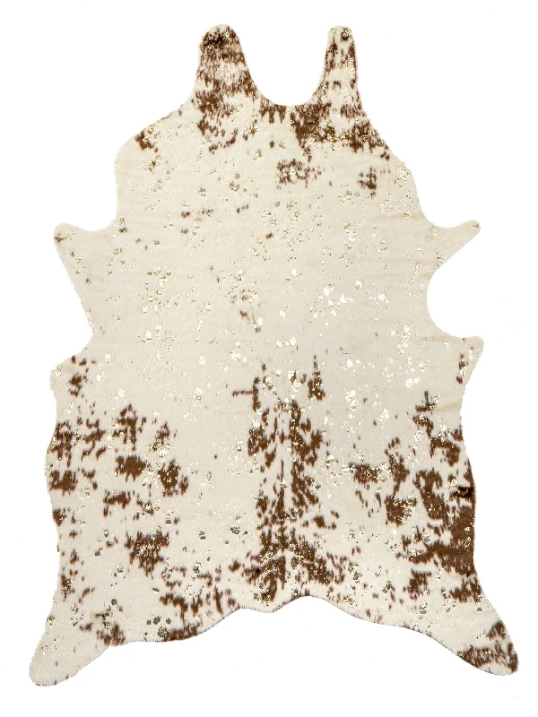 Macchiato Faux Cowhide Rug | Brown