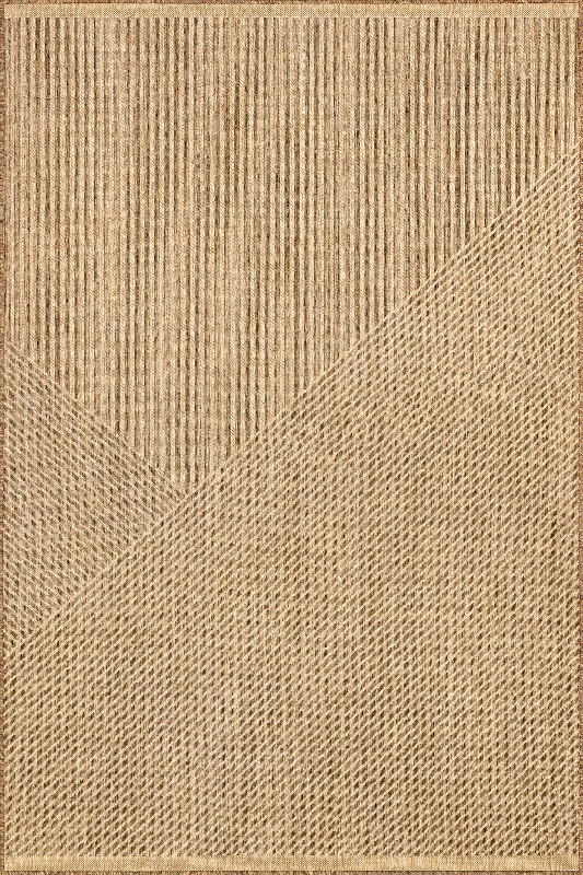 Mellisent Modern Indoor/Outdoor Rug | Brown