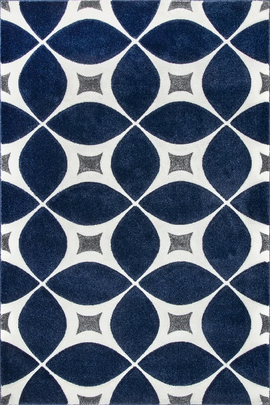 Mod Trellis Rug | Navy