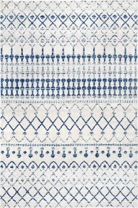 Moroccan Trellis Rug | Light Blue