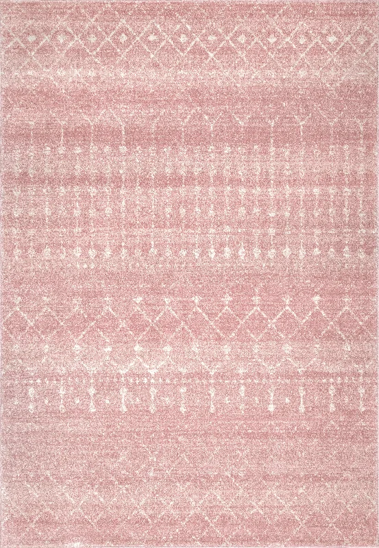 Moroccan Trellis Rug | Pink