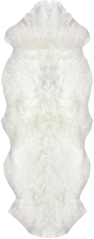 Natural Double Pelt Sheepskin Rug | Natural