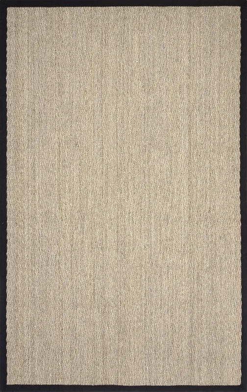 Seagrass Herringbone Rug | Black