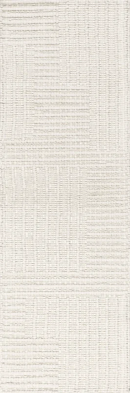 Skye Modern High-Low Rug | Ivory