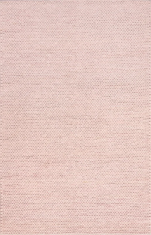 Softest Knit Wool Rug | Pink