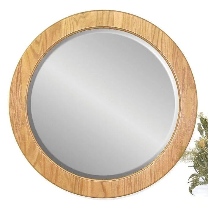 Amish Round Wall Mirror (26”)