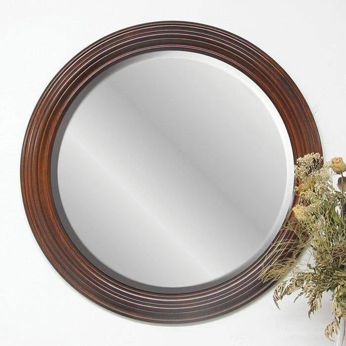 Amish Round Wall Mirror (30”)