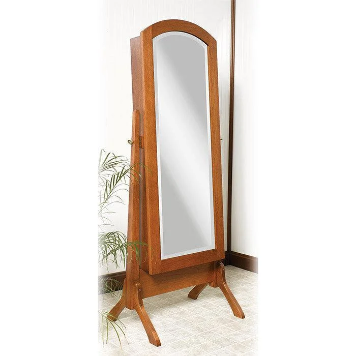 Amish Antique Shaker Jewelry Mirror