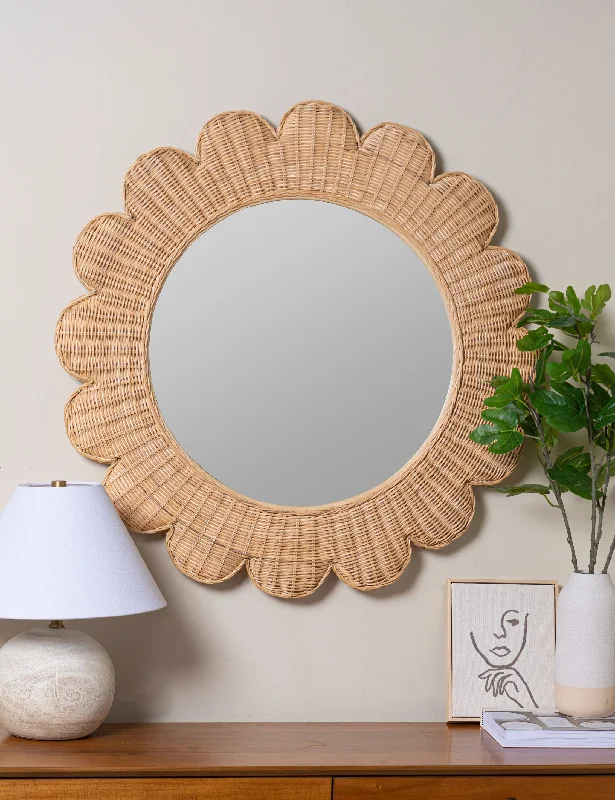 Asha Round Mirror