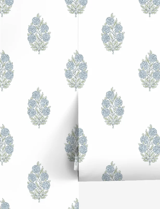 Dutch Floral Peel + Stick Wallpaper by Tamara Day