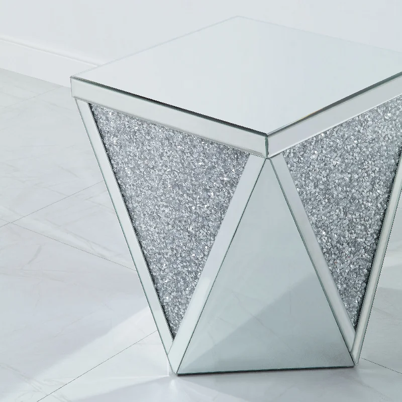 ET500S MIRROR TOP END TABLE