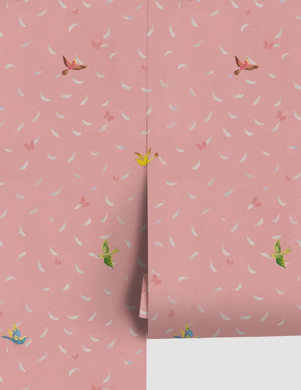 Feathers Wallpaper by Paule Marrot