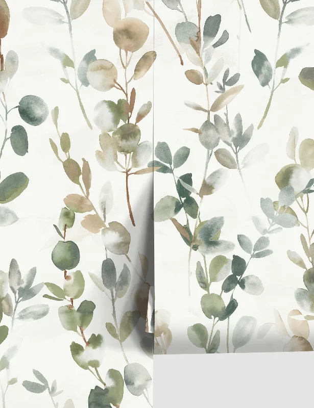 Joyful Eucalyptus Wallpaper by Candice Olson