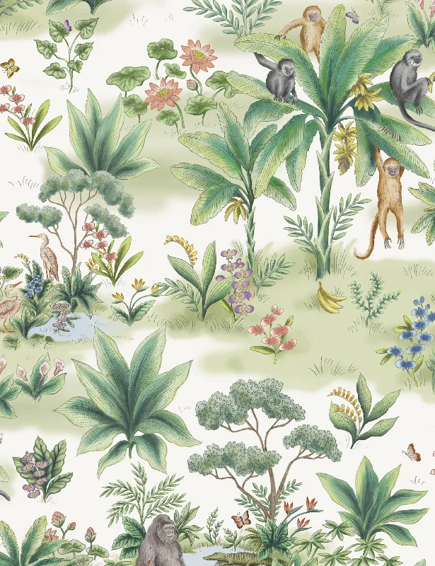 Jungle Repeat Wallpaper Swatch