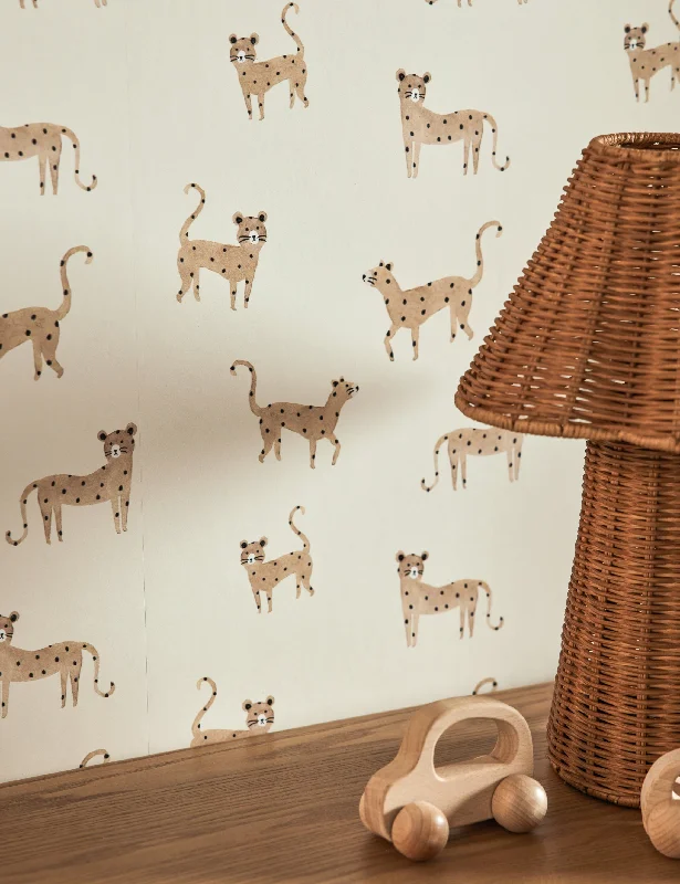 Leopards Wallpaper by Rylee + Cru Swatch