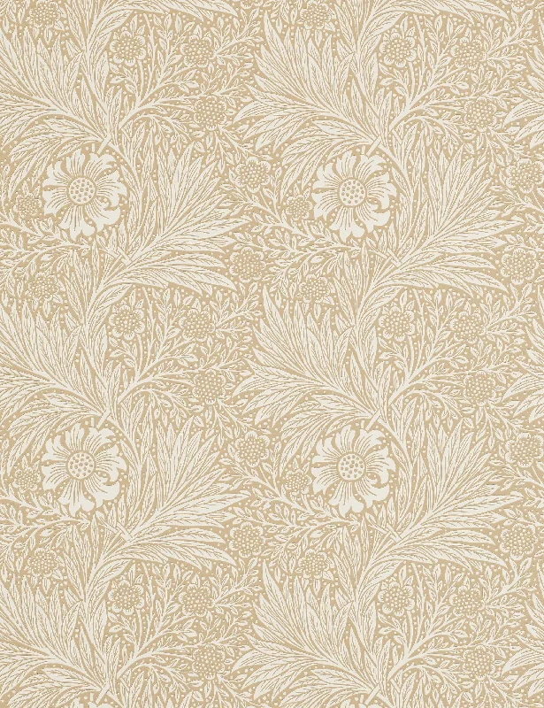 Marigold Wallpaper by Morris & Co. Swatch, Sand