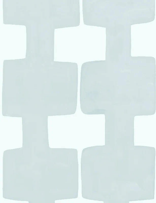 Modern Blocks Wallpaper by Paule Marrot, Gray, Swatch