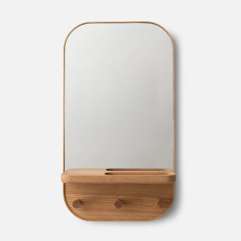 Oak Caddy Mirror