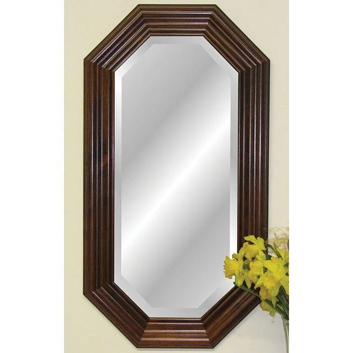 Amish Octagon Vertical Wall Mirror