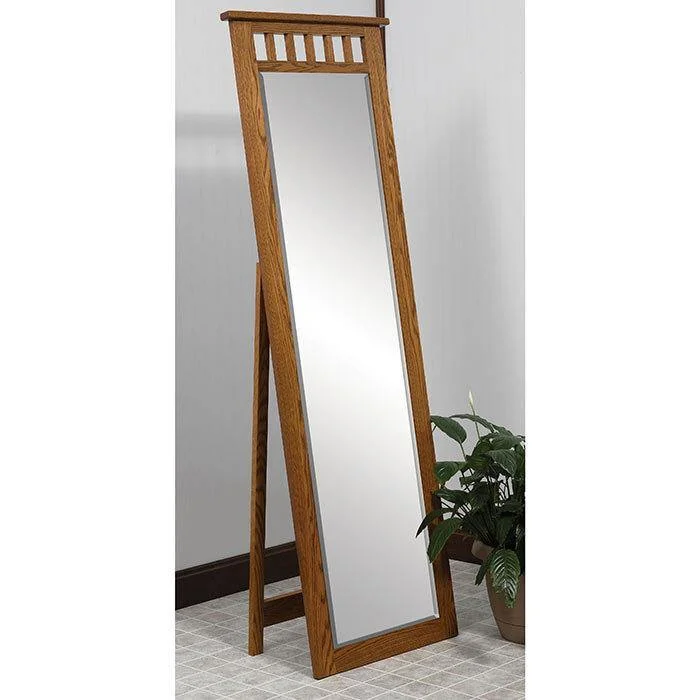 Amish Open Top Mission Leaner Mirror