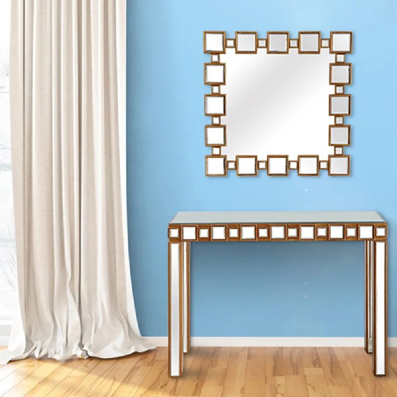 Orion Wall Mirror and Console Table