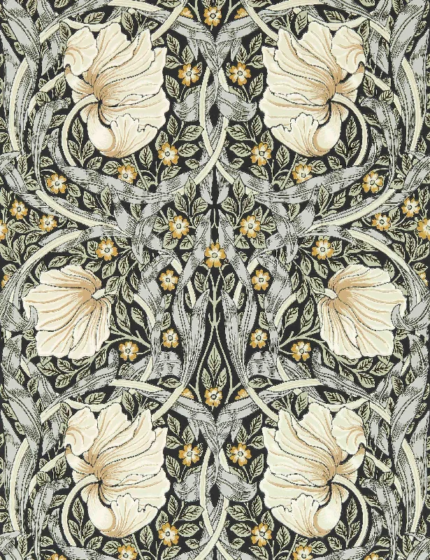 Pimpernel Wallpaper by Morris & Co. Swatch, Ink