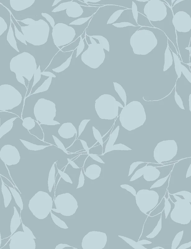 Pomegranate Wallpaper by Susan Hable Swatch, Blue