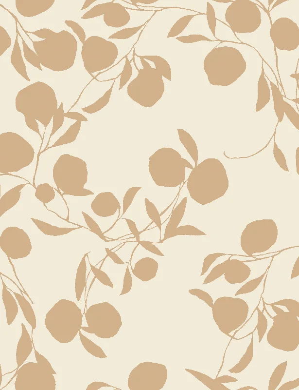 Pomegranate Wallpaper by Susan Hable Swatch, Natural