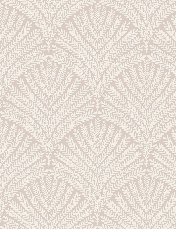 Rayna Wallpaper, Clay Swatch