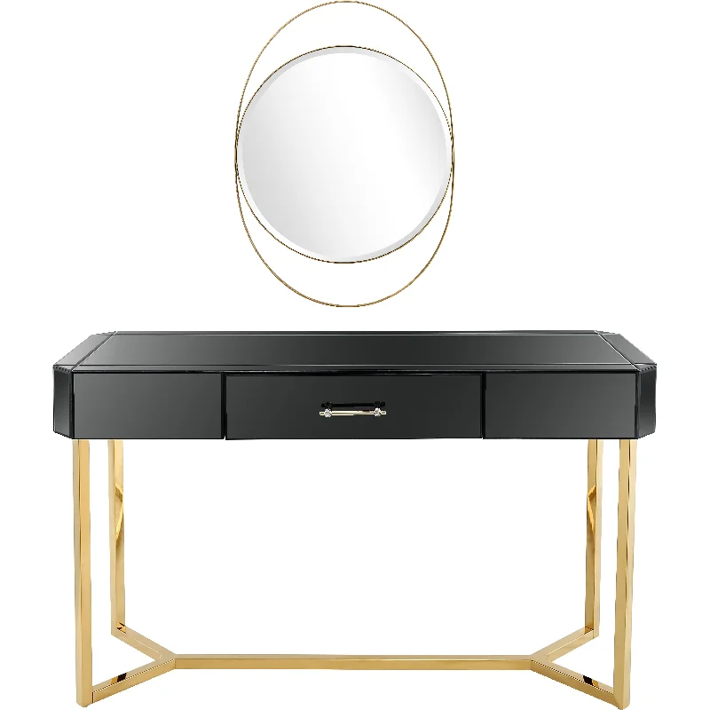 Sonya Wall Mirror and Console Table