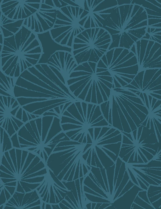 Tampopo Wallpaper by Yuki Osada Swatch, Blue