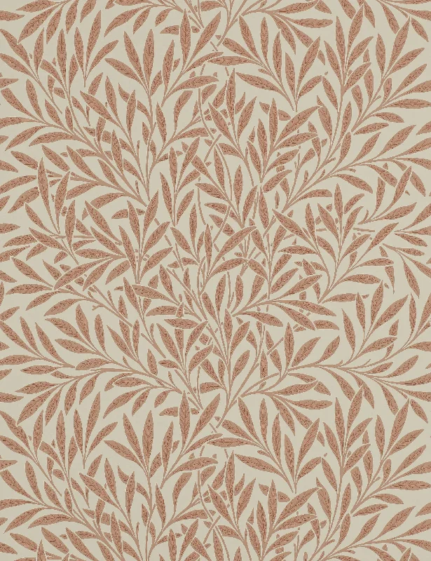 Willow Wallpaper by Morris & Co. Swatch, Russet