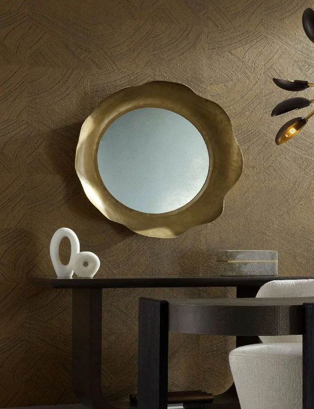 Zaraj Round Mirror by Arteriors