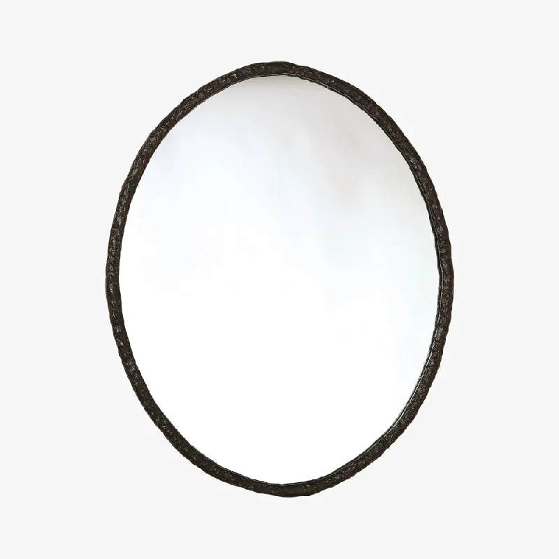 Berger Hammered Iron Mirror