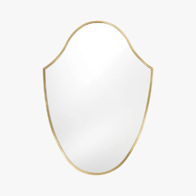 Crest Brass Mirror