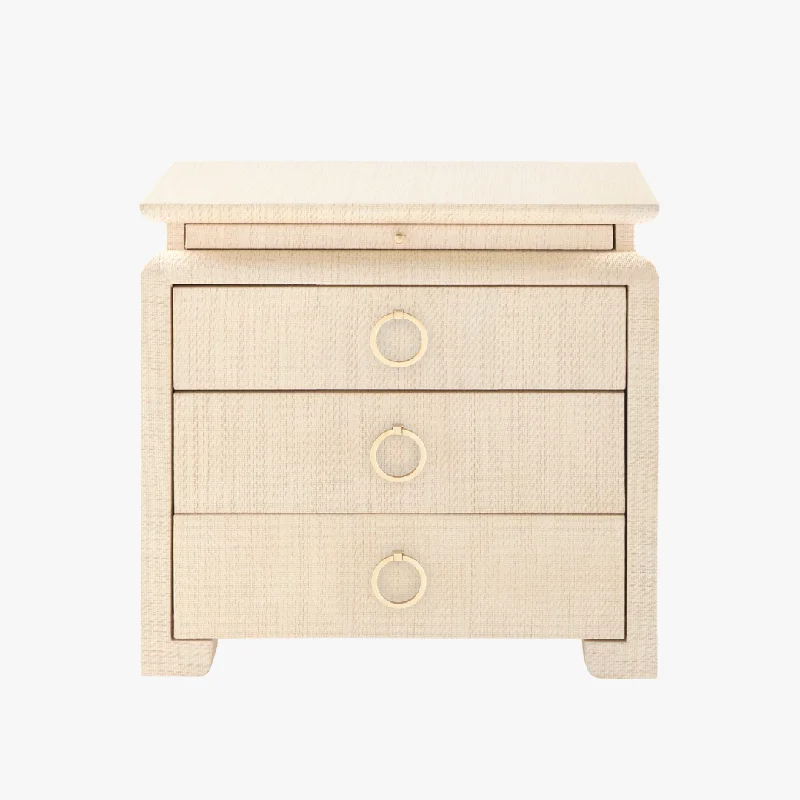 Zuri Grasscloth Nightstand