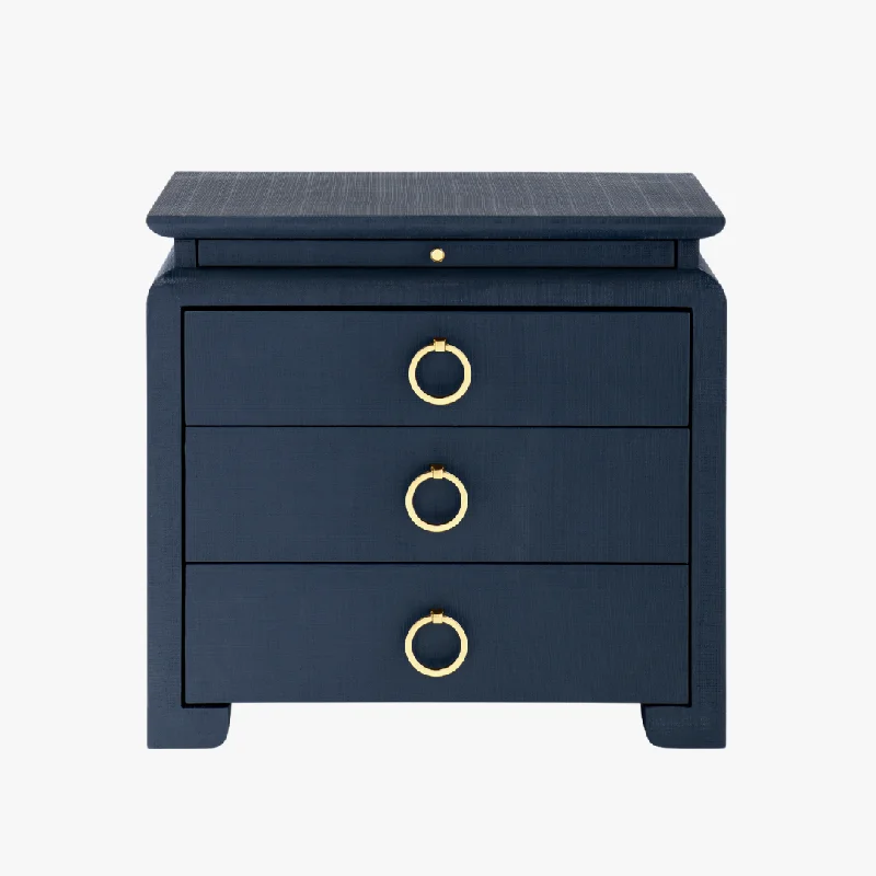 Zuri Storm Blue Nightstand