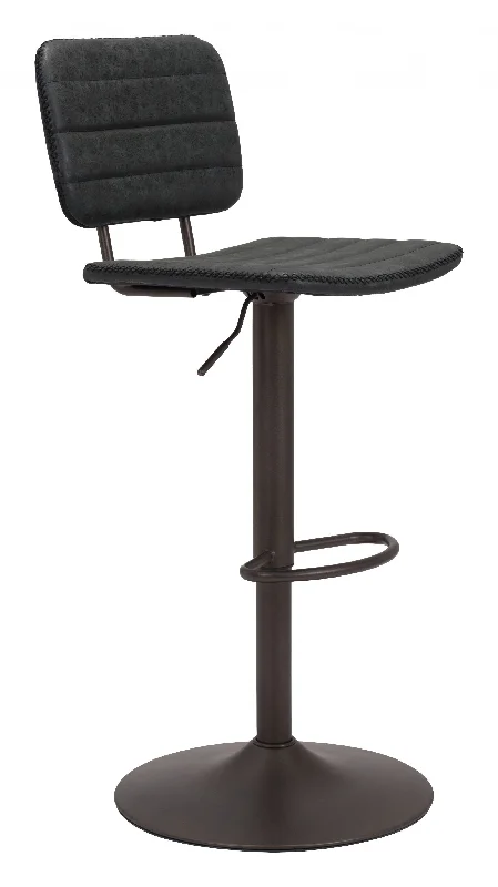 Adjustable Height Steel Swivel Low Back Counter Height Bar Chair