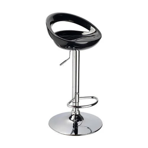 Crescent Bar Stool - Black